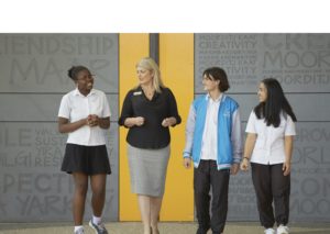 Fremantle College Principal and Students